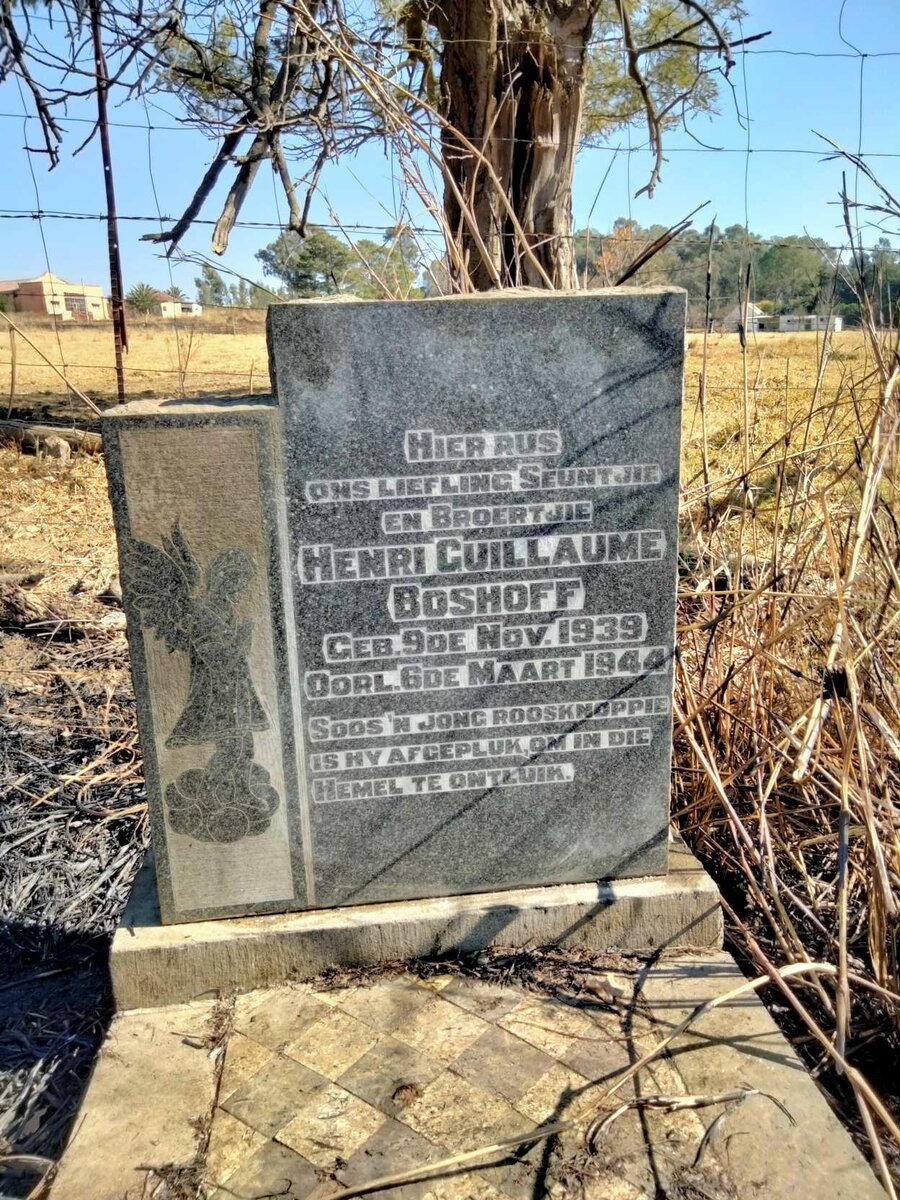 BOSHOFF Henri Guillaume 1939-1944