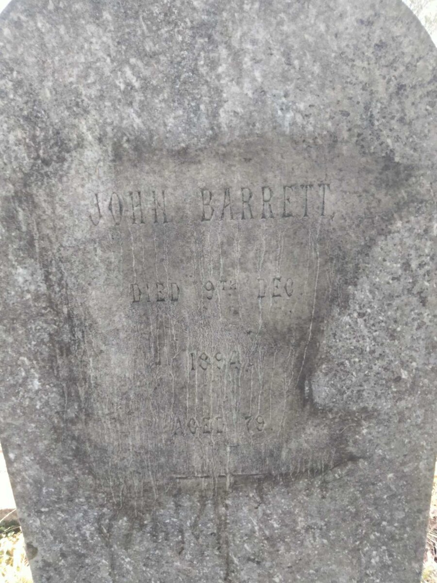 BARRETT John -1894
