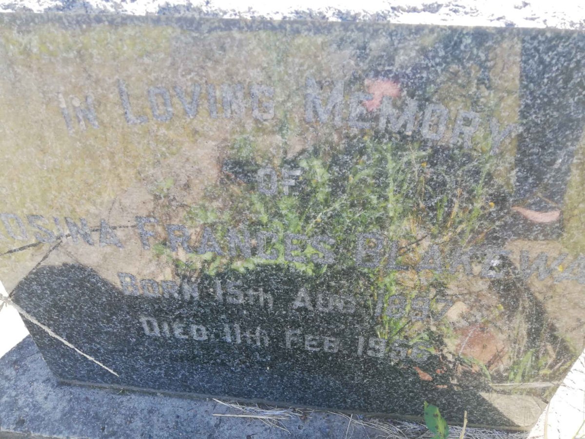 BLAKEWAY Rosina Frances 1897-1956