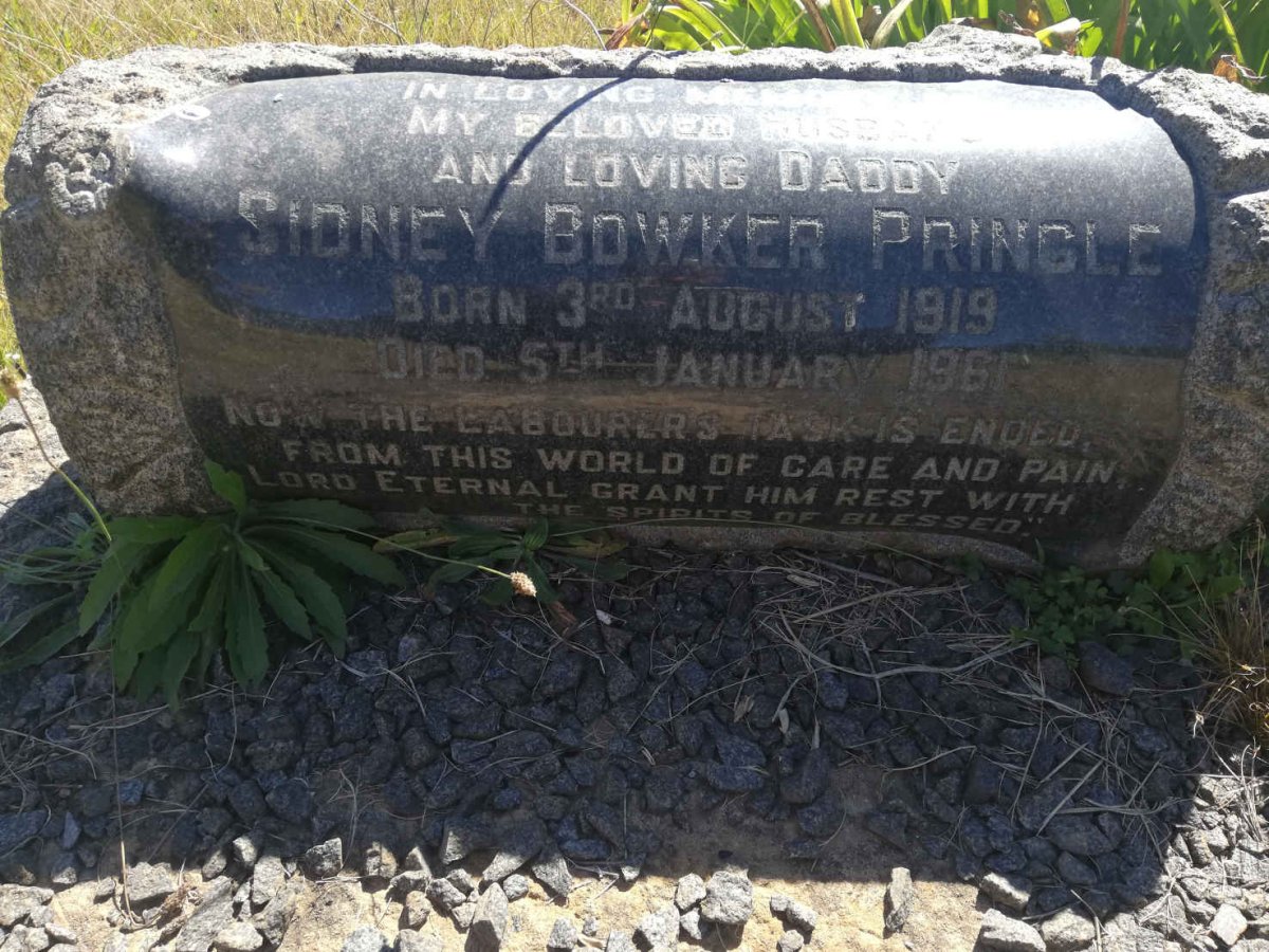 PRINGLE Sidney Bowker 1919-1961