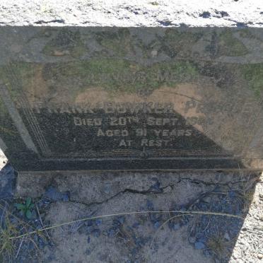 PRINGLE Frank Bowker -19?4