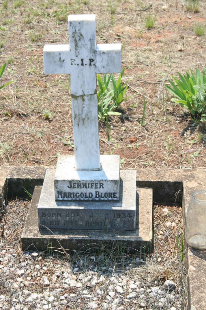 BLORE Jennifer Marigold 1934-1942