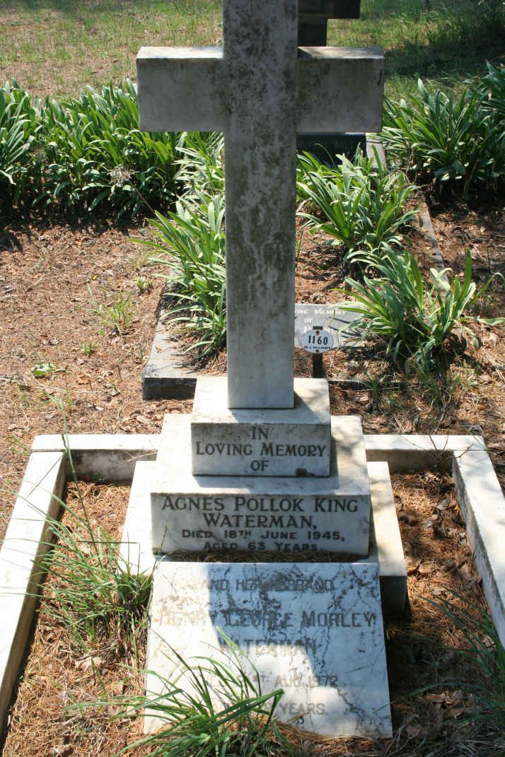 WATERMAN Henry George Morley -1972 &amp; Agnes Pollok King -1945