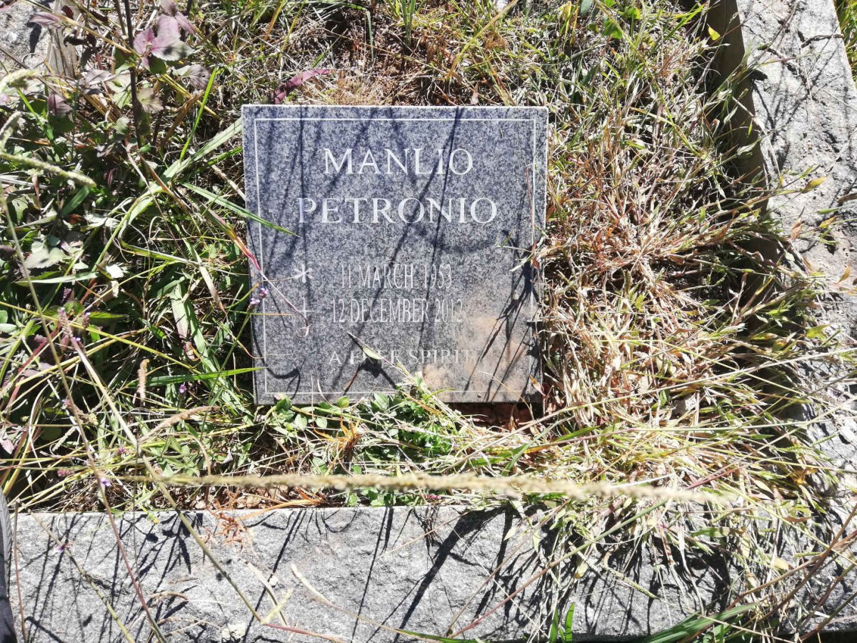 PETRONIO Manlio 1953-2012