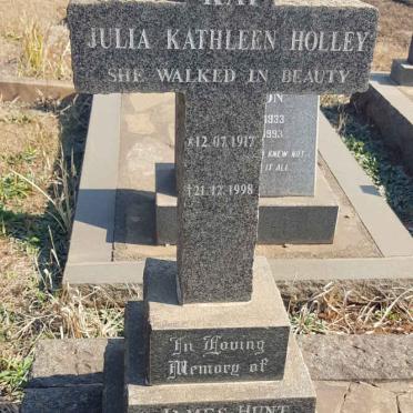 HOLLEY James Hunt 1914-1959 &amp; Kay Julia Kathleen 1917-1998