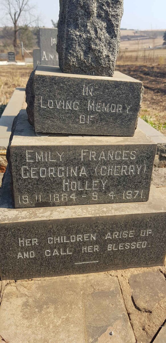 HOLLEY Emily Frances Georgina 1884-1971