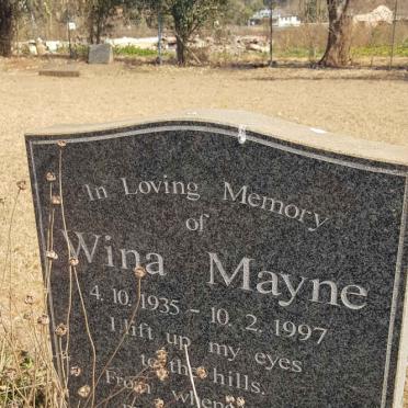 MAYNE Wina 1935-1997