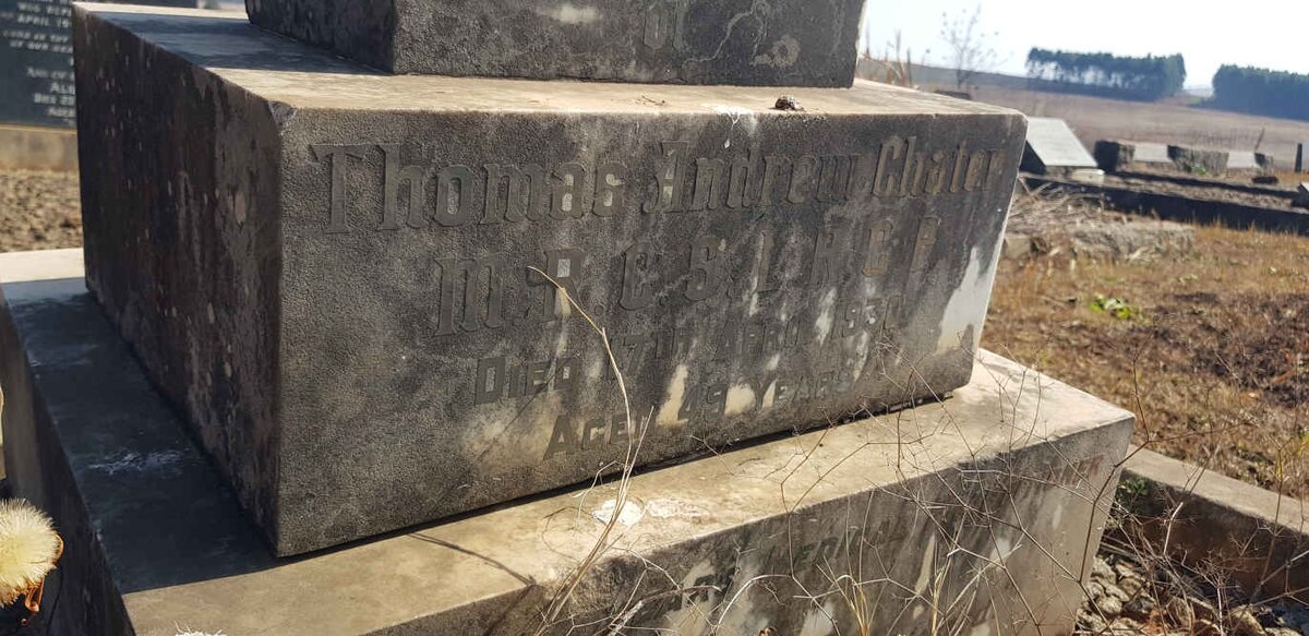 CHATER Thomas Andrew -1930 