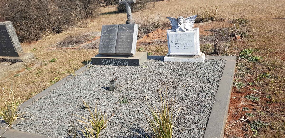 WILLIAMSON Adam Richard D. -1969 &amp; Carolina Jacoba 1927-2016 :: WILLIAMSON Simon Adam John -1966