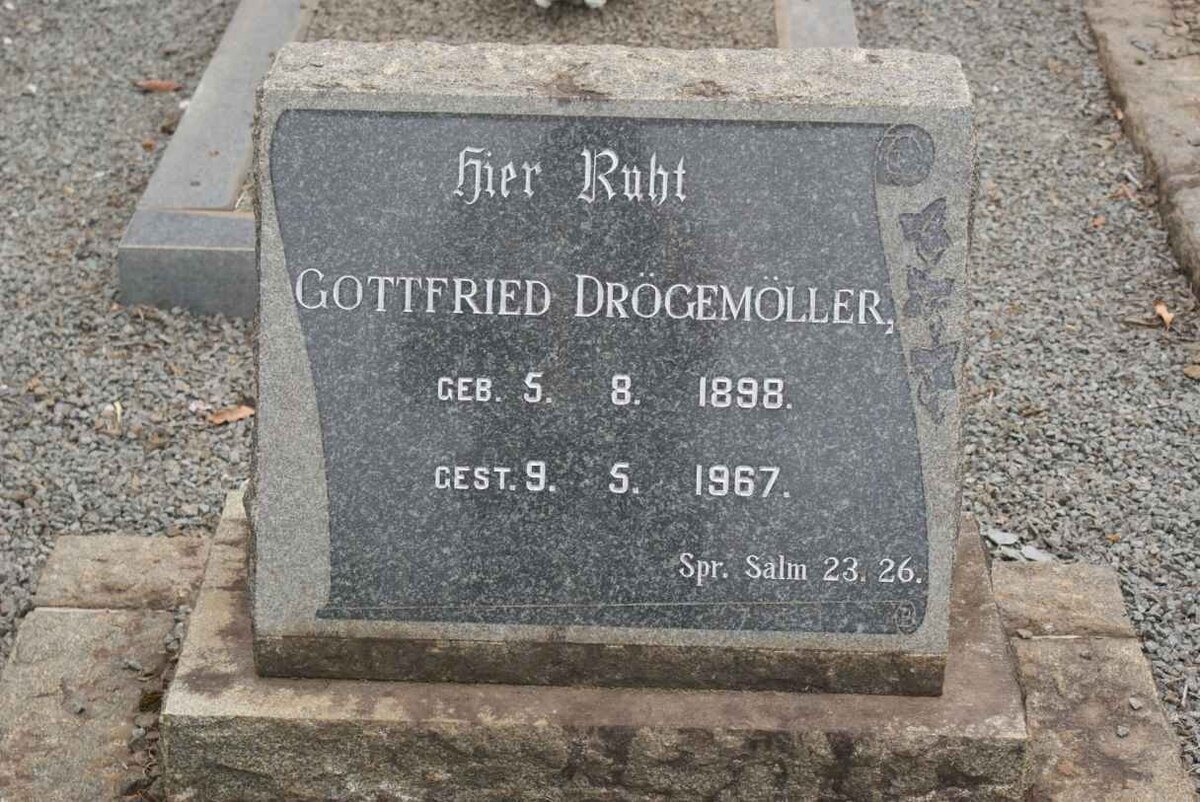 DROGEMOLLER Gottfried 1898-1967