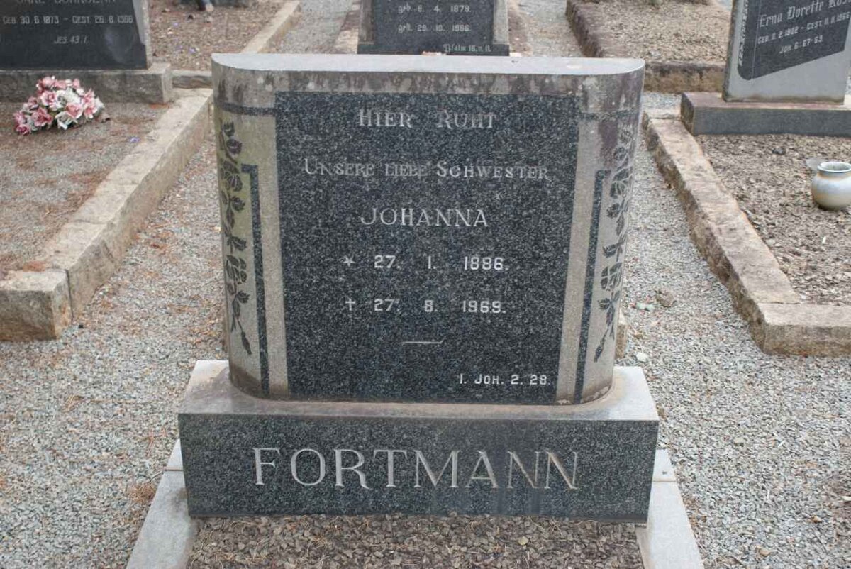 FORTMANN Johanna 1886-1969