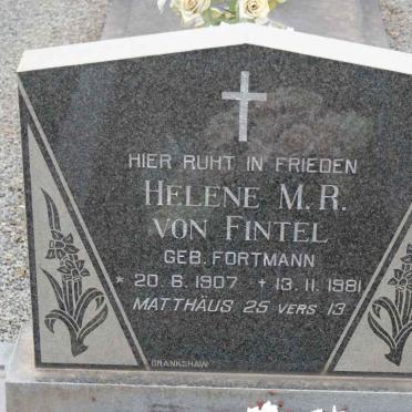 FINTEL Helene M.R., von nee FORTMANN 1907-1981