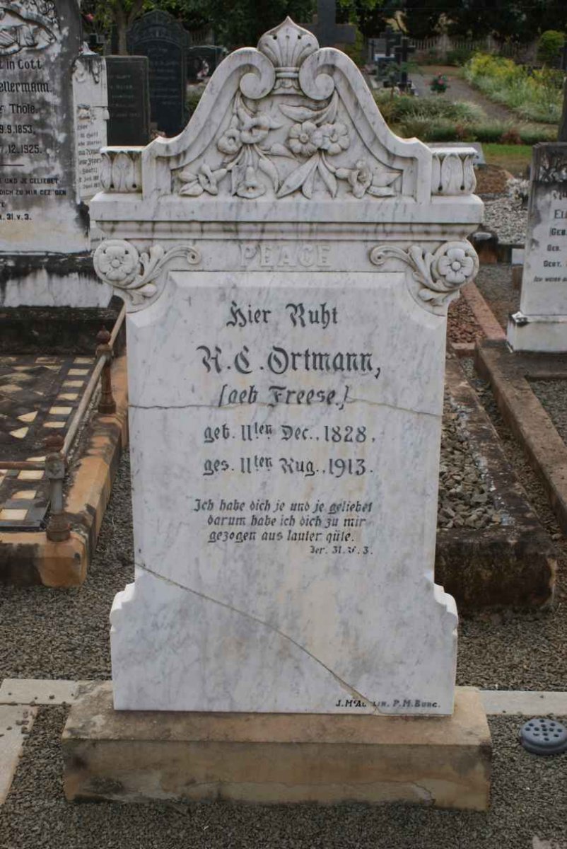 FREESE A. Catharina nee FREESE 1828-1913