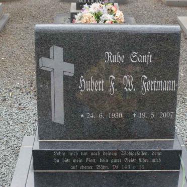 FORTMANN Hubert F.W. 1930-2007