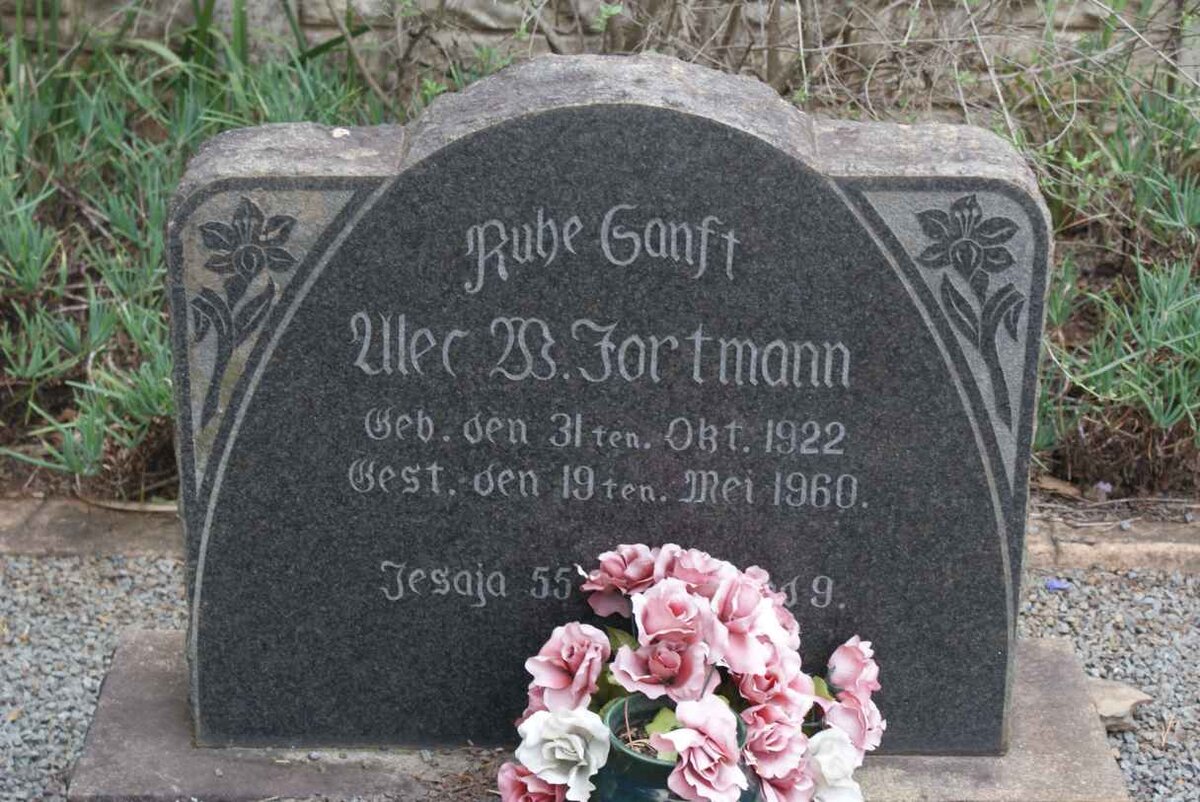 FORTMANN Alec W. 1922-1960