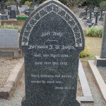 HOHLS Herman F.W. 1888-1952