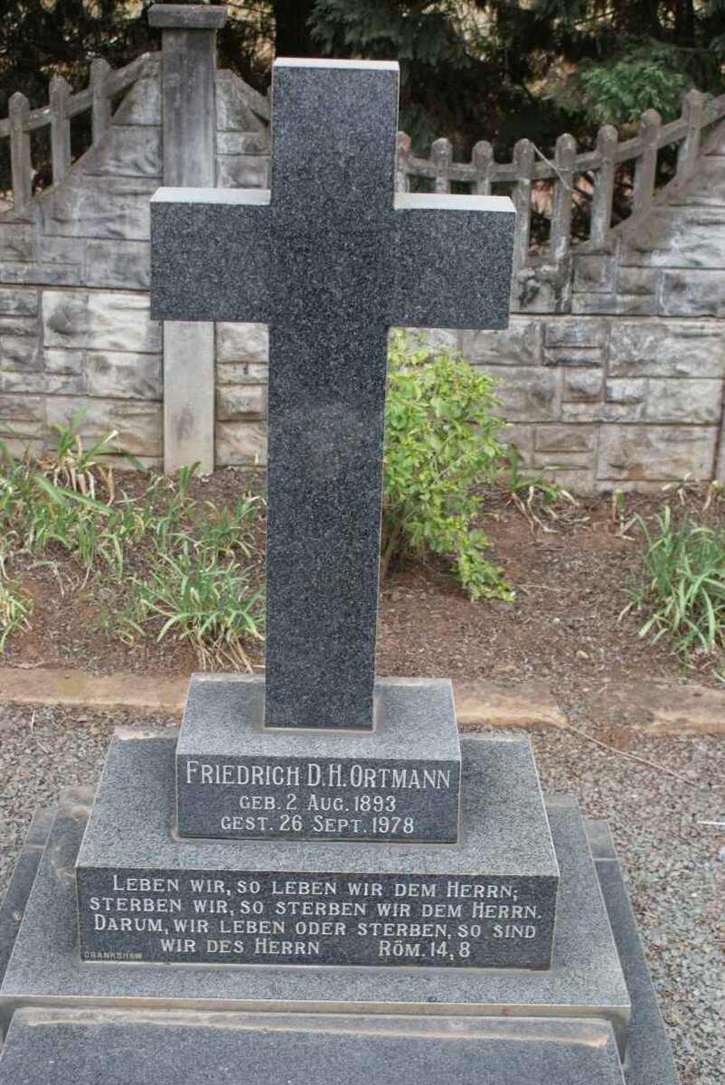 ORTMANN Friedrich D.H. 1893-1978