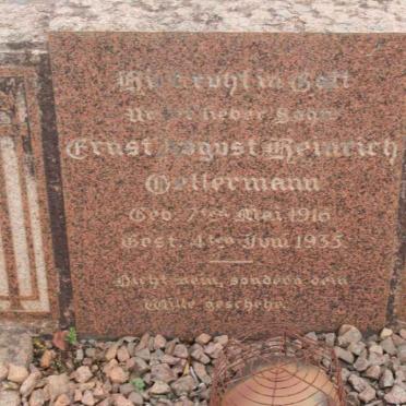 OELLERMANN Ernst August Heinrich 1916-1935