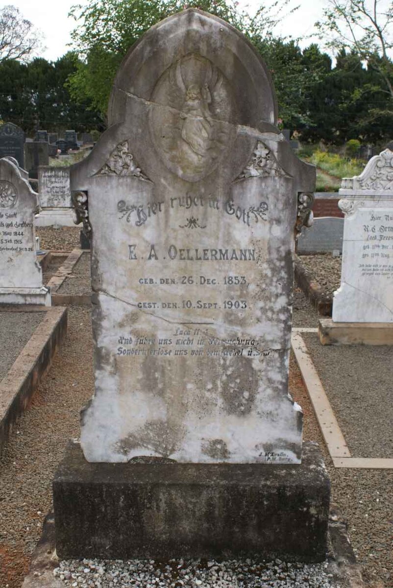 OELLERMANN Ernst A. 1853-1903