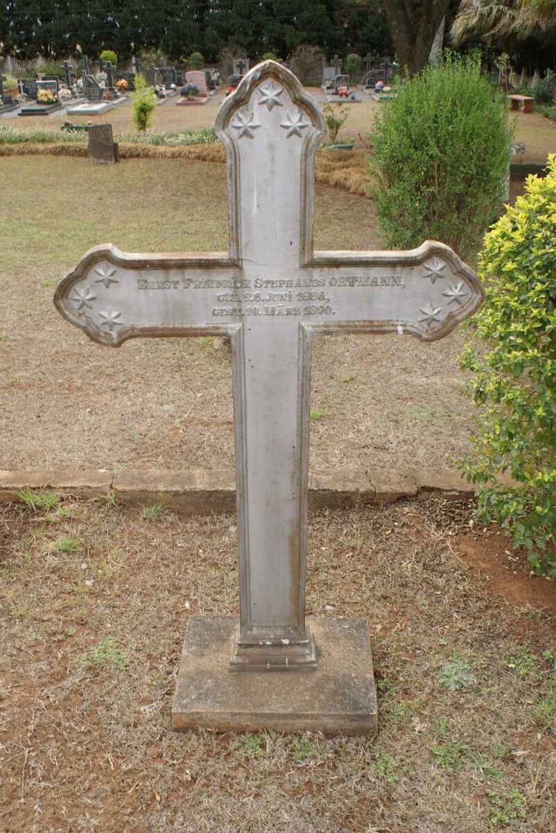 ORTMANN Ernst Friedrich Stephanus 1896-1898