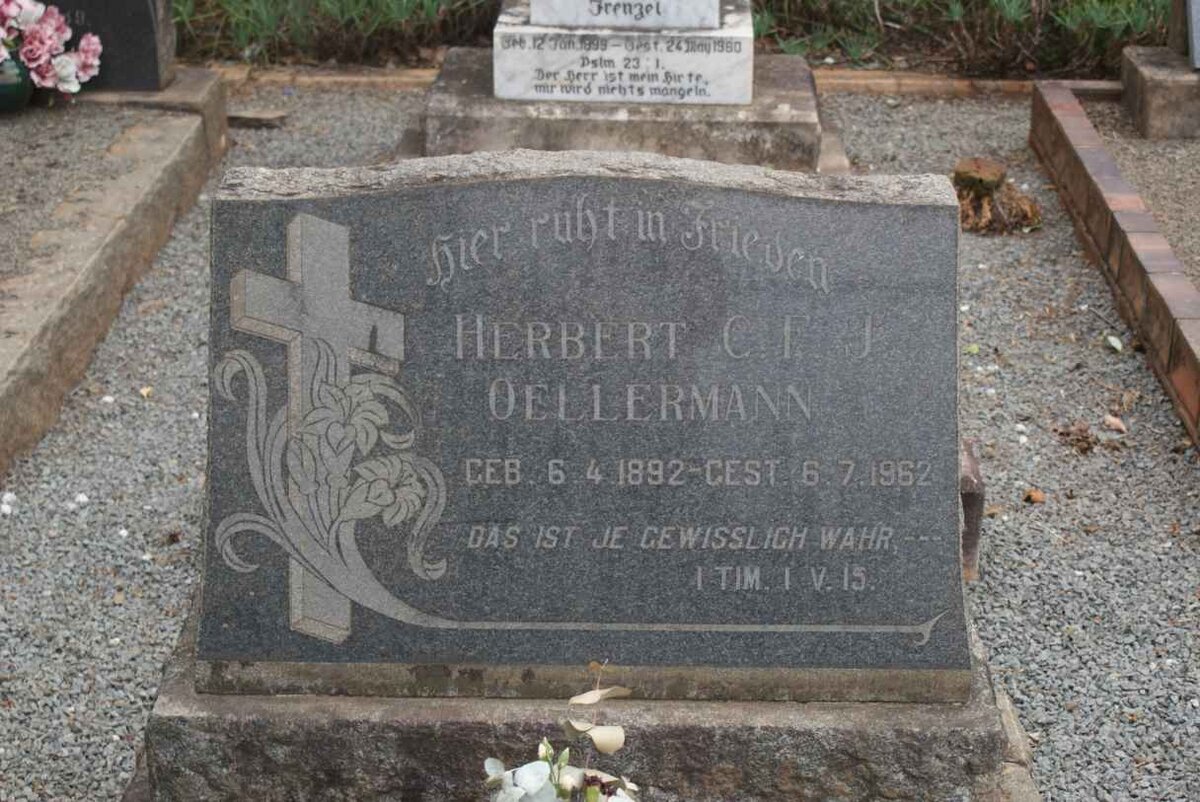 OELLERMANN Herbert C.F.?.  1892-1962