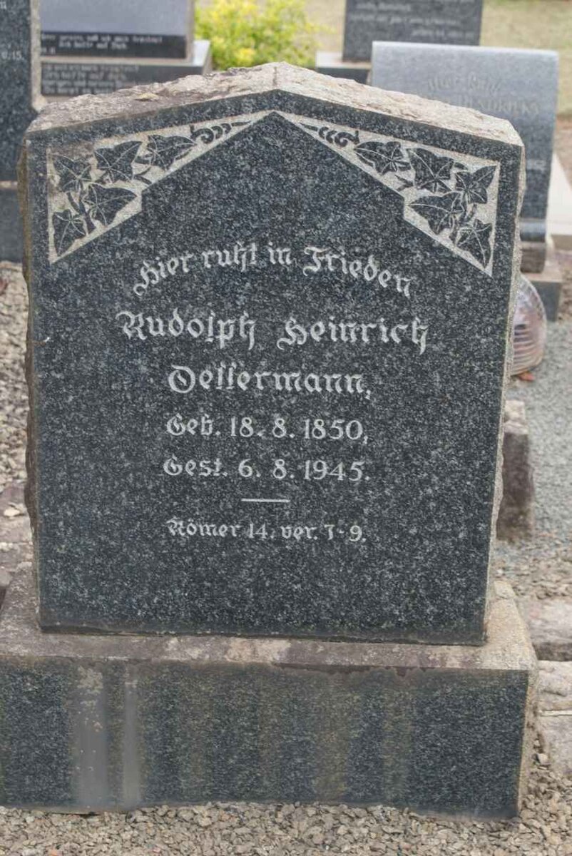 OELLERMANN Rudolph Heinrich 1850-1945