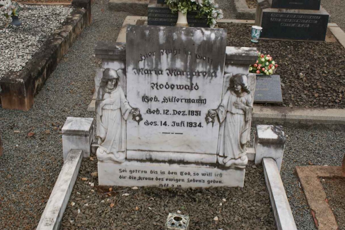 RODEWALD Maria Margareta nee HILLERMANN 1851-1934