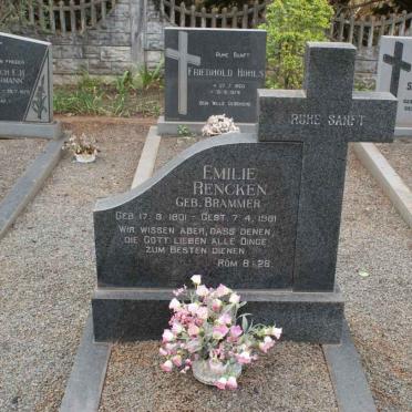 RENCKEN Emilie nee BRAMMER 1901-1981