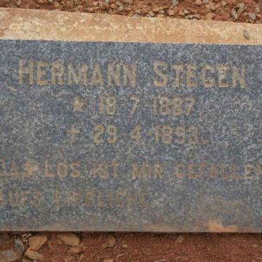 STEGEN Hermann W.F. 1887-1893