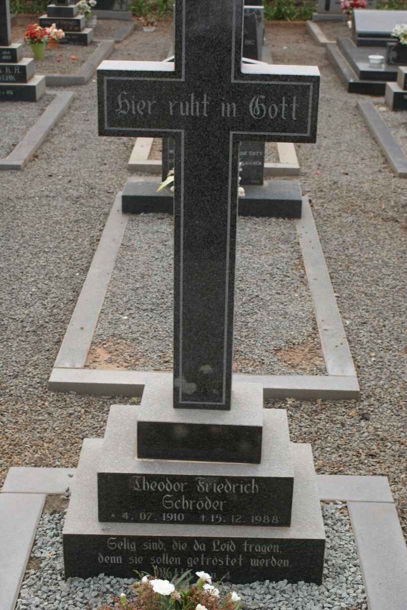 SCHRODER Theodor Friedrich 1910-1988