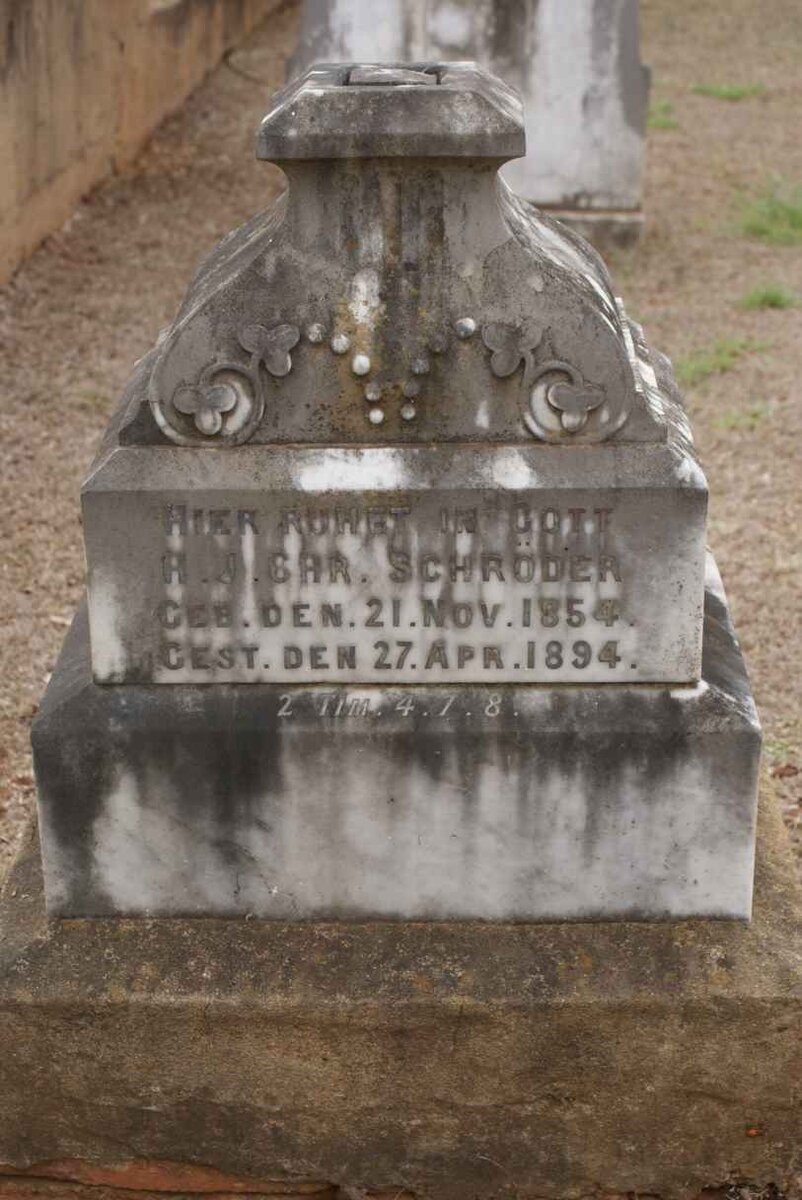 SCHRODER H.J. C. 1854-1894