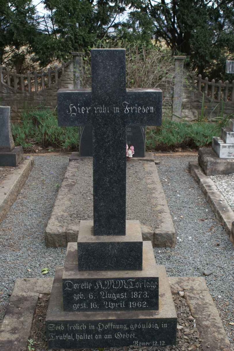 TORLAGE Dorette ? M.M. 1873-1962