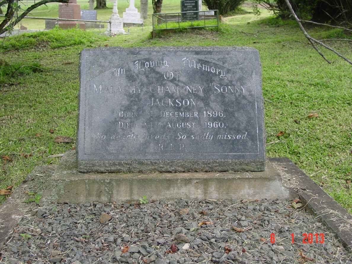 JACKSON Malachy Chanerney 1896-1960