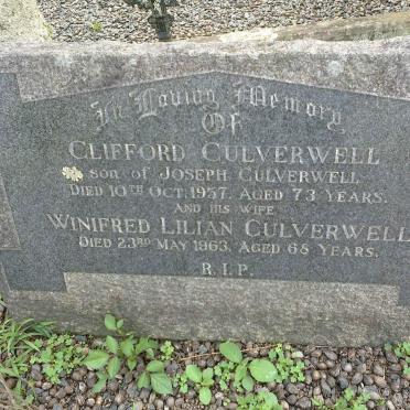 CULVERWELL Clifford -1957 &amp; Winifred Lilian -1963