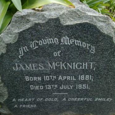 McKNIGHT James 1881-1951