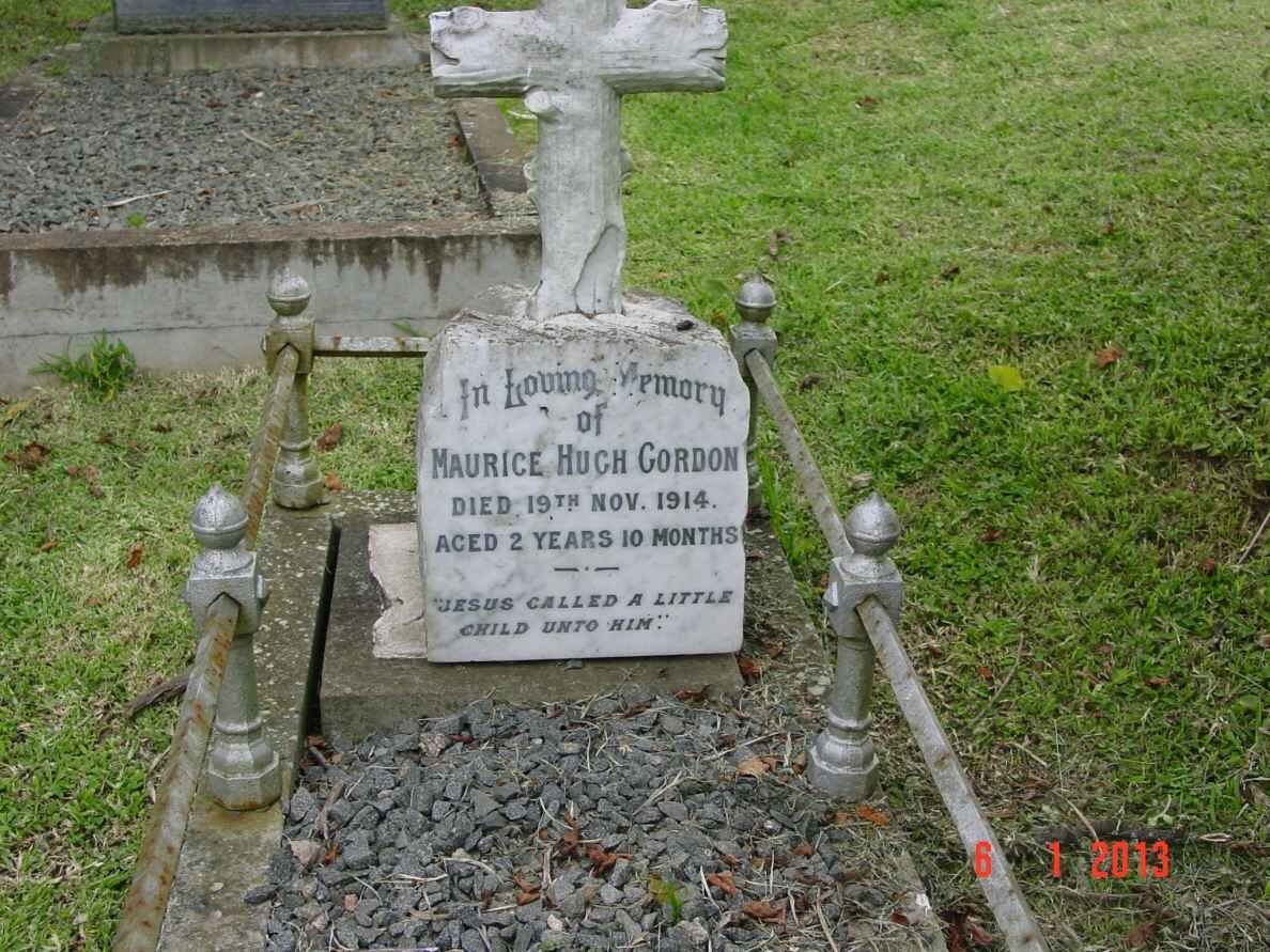 GORDON Maurice Hugh -1914