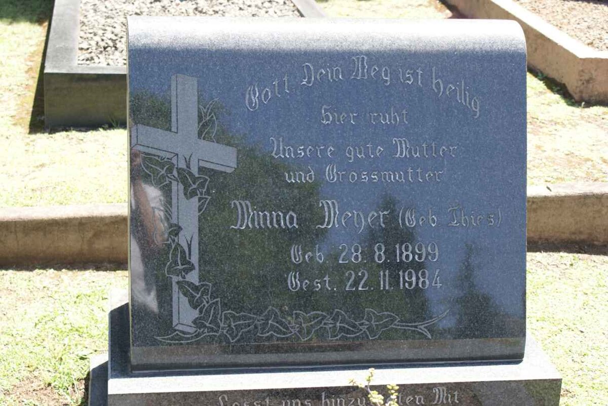 MEYER Minna nee THIES 1899-1984