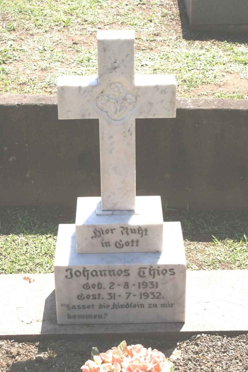 THIES Johannes 1931-1932