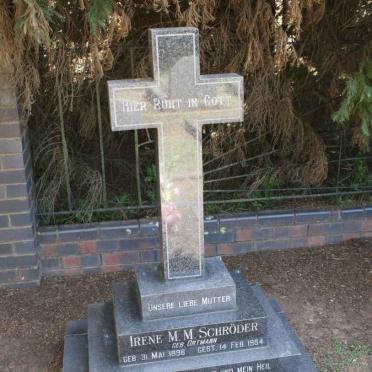 SCHRODER Irene M.M. nee ORTMANN 1896-1984