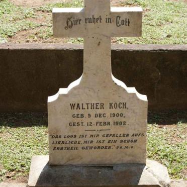 KOCH Walther 1900-1902