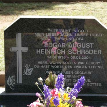 SCHRODER Edgar August Heinrich 1936-2004
