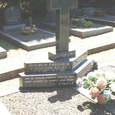 KUSEL Heinrich Friedrich Christoph 1893-1989