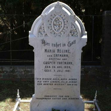 FORTMANN Maria Regine nee ERFMANN 1859-1901