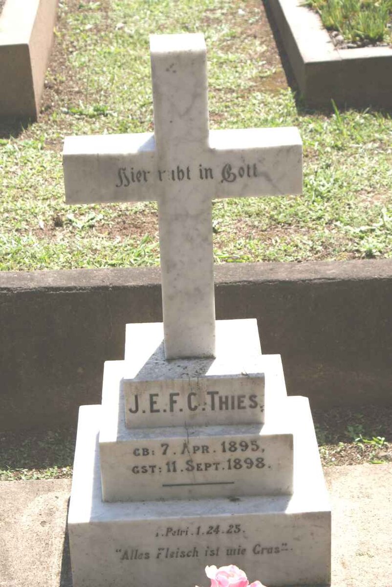 THIES J.E.F.C. 1895-1898