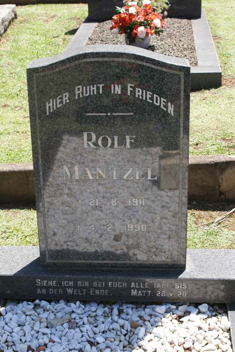 MANTZEL Rolf 1911-1990