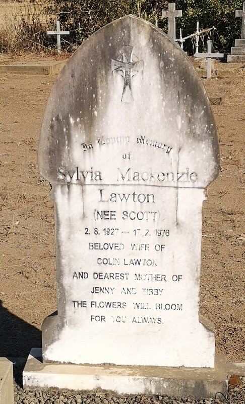 LAWTON Sylvia Mackenzie nee SCOTT 1927-1926