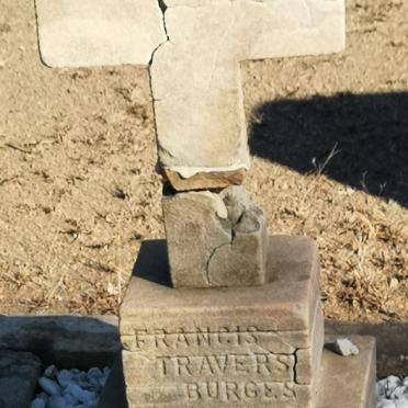 BURGES Francis Travers -1888