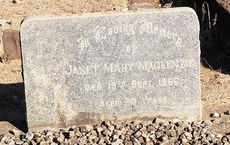 MACKENZIE Janet Mary  -1966