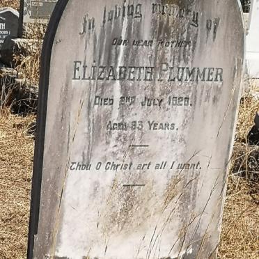 PLUMMER Elizabeth -1928