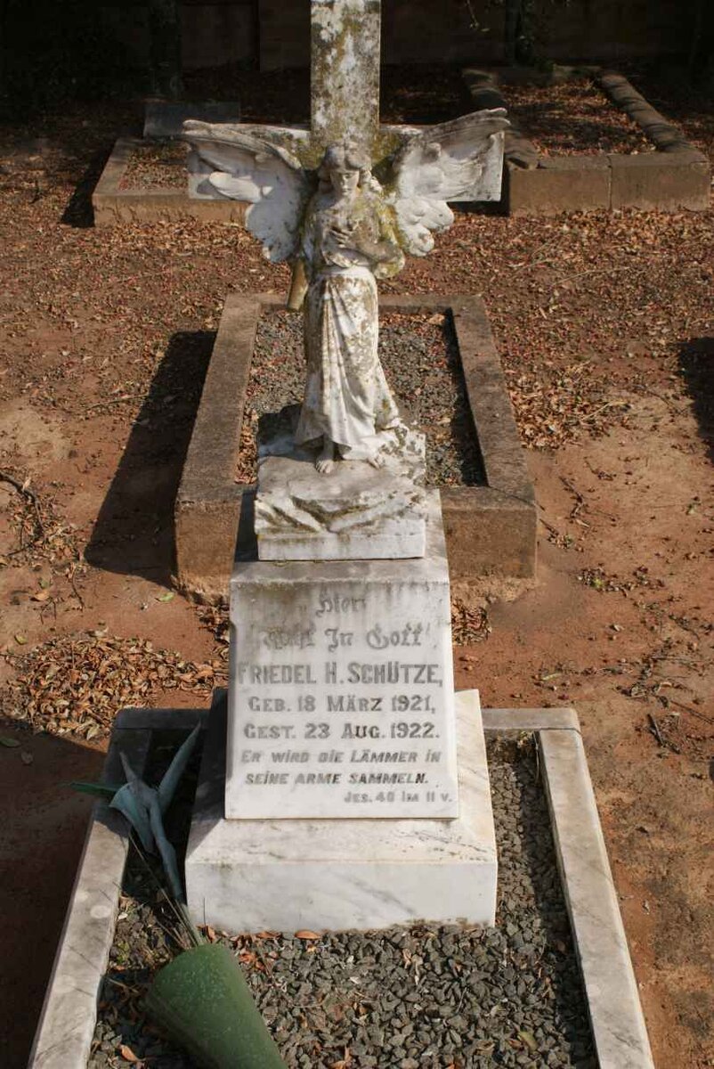 SCHUTZE Friedel H. 1921-1922